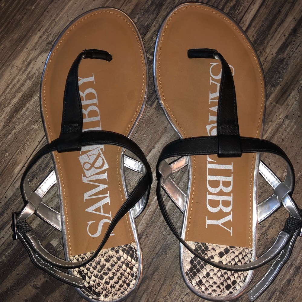 Black sandals